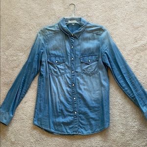 Jean long sleeve shirt